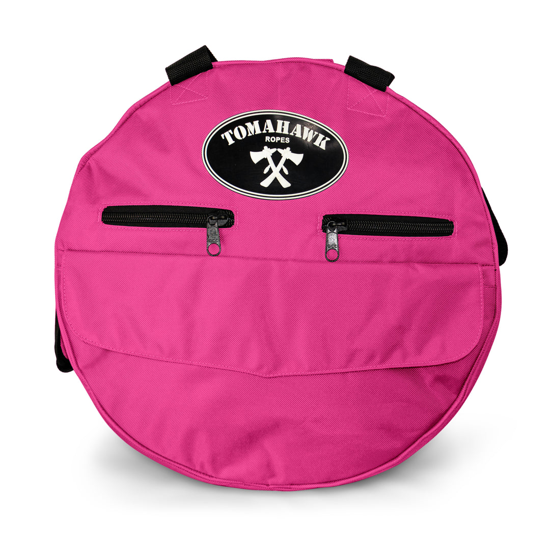 Pink Round Rope Bag