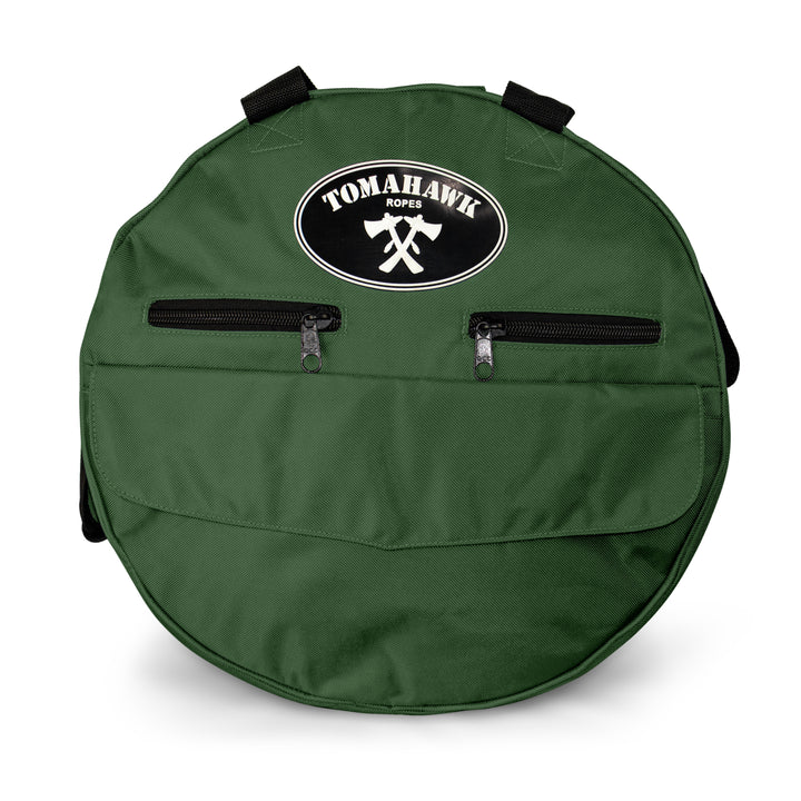 Military Green Round Rope Bag