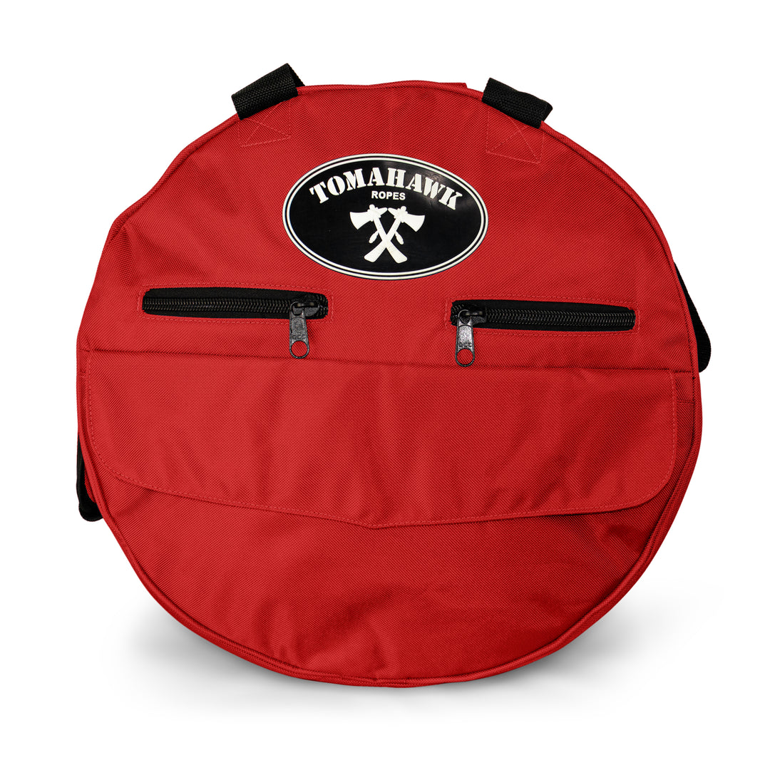 Red Round Rope Bag