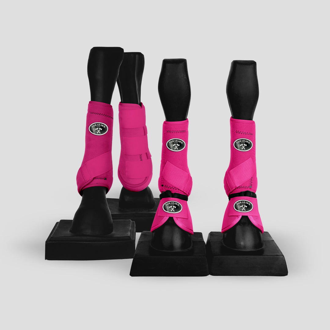 Pink Sport Boots- Full set with Bell Boots