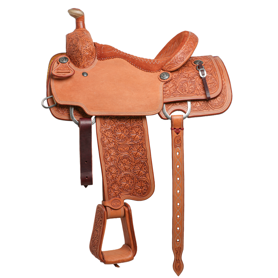Saddle 15 CT 7/8 TOOLED