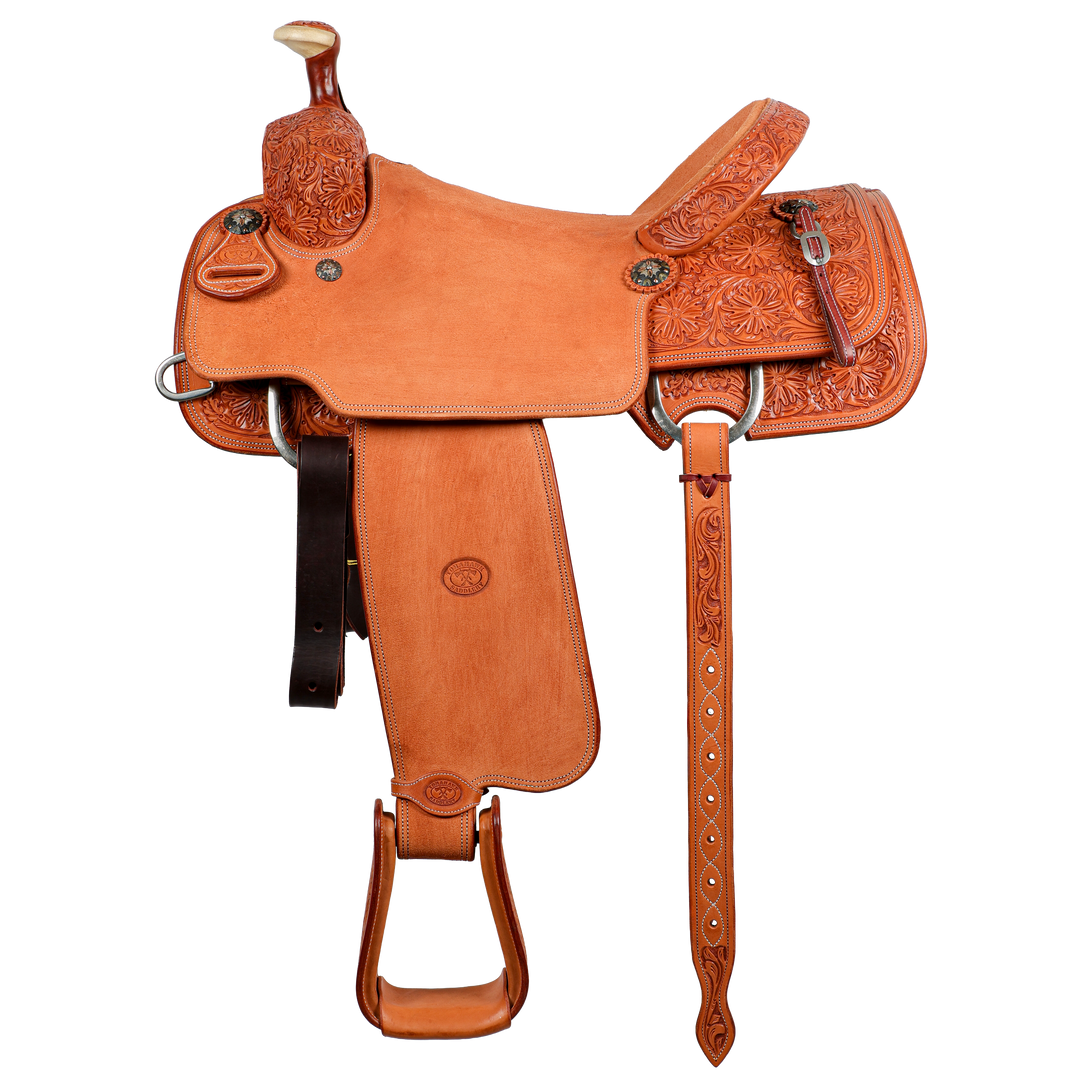 Saddle 15.3/4 BH 3/4 TOOLED
