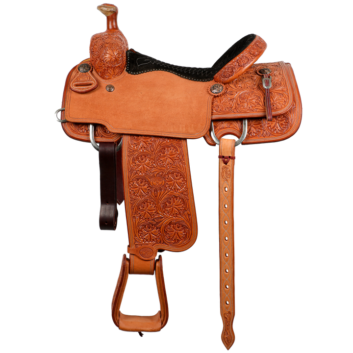 Saddle 15.5 OLIN YOUNG 7/8 TOOLED