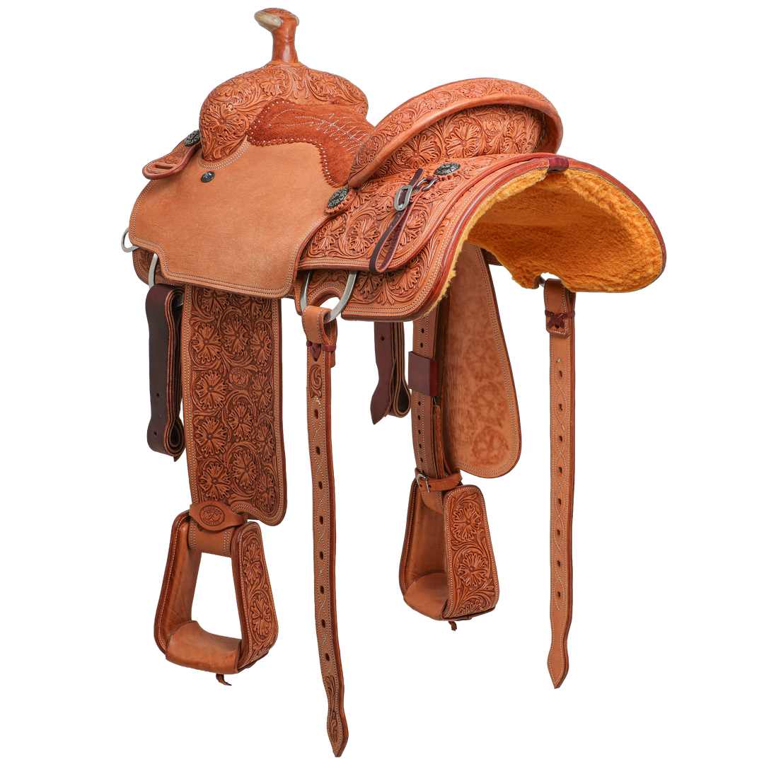Saddle 15 CT 7/8 TOOLED