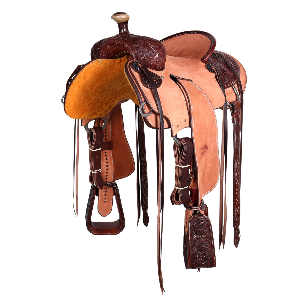 Saddle 15 COWBOY 1/2 Tooled
