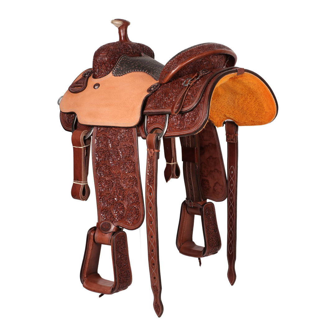 Saddle 14 OLIN YOUNG 7/8 Tooled