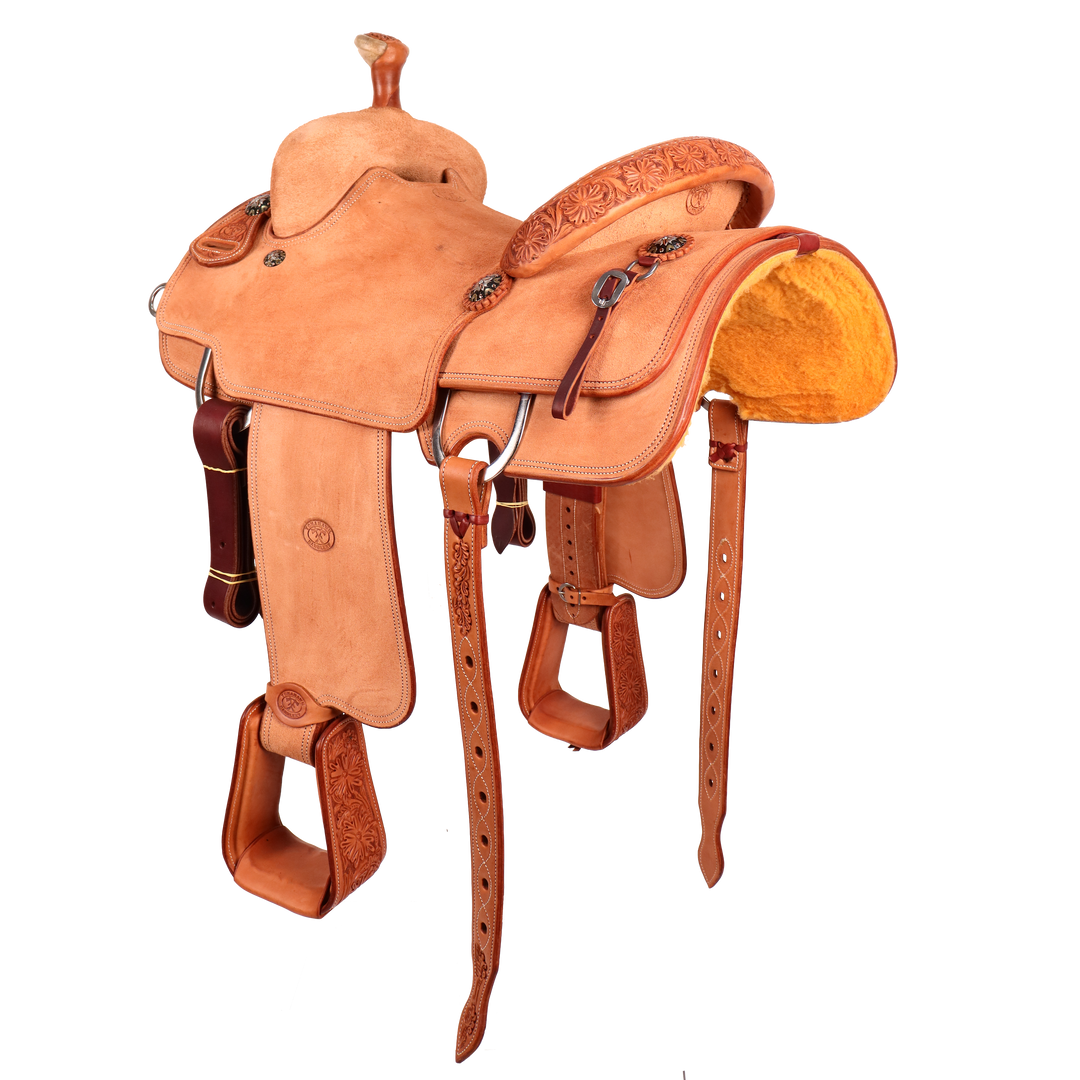 Saddle 15 OLIN YOUNG ROUGH OUT