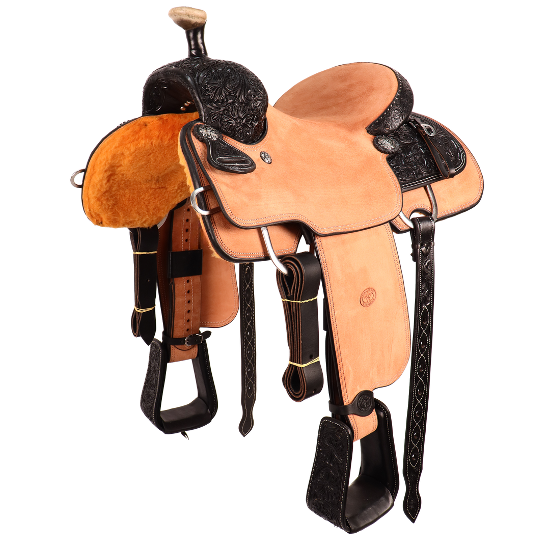 Saddle 14.5 OLIN YOUNG 1/2 TOOLED