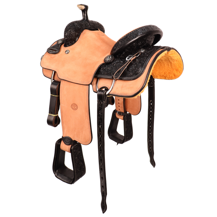 Saddle 14.5 OLIN YOUNG 1/2 TOOLED