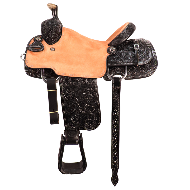 Saddle 15.5 OLIN YOUNG 7/8 TOOLED