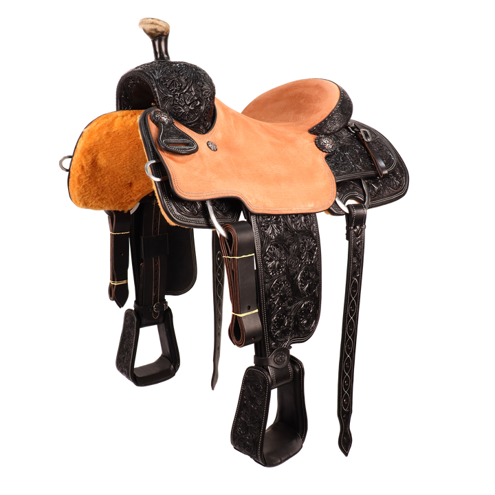 Saddle 15.5 OLIN YOUNG 7/8 TOOLED