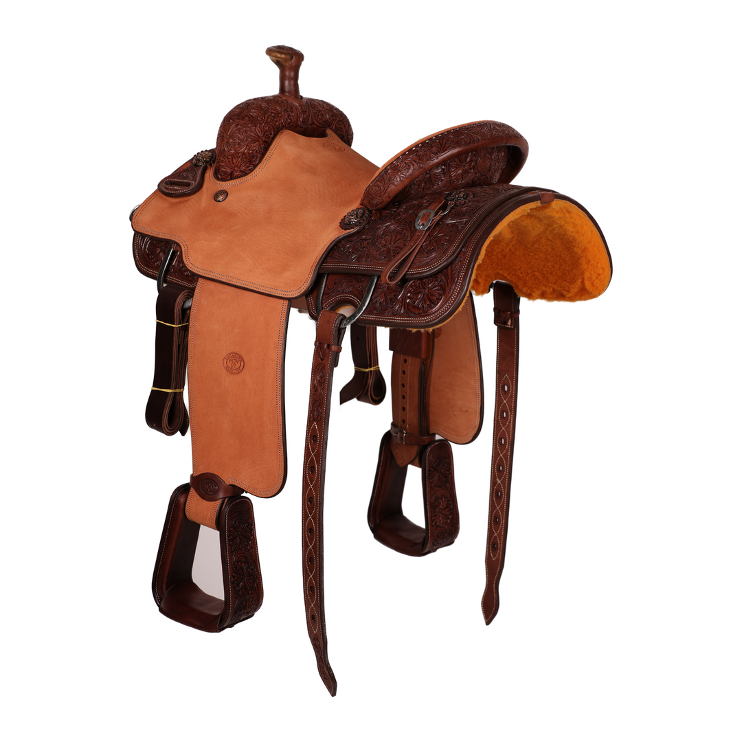 Saddle 14 OLIN YOUNG 3/4 Tooled