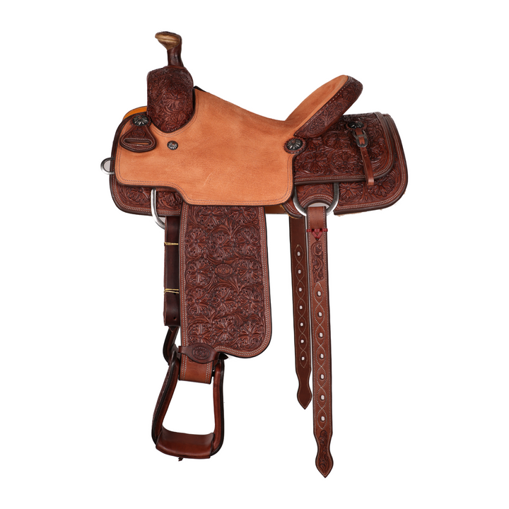 Saddle 14.5 OLIN YOUNG 3/4 Tooled