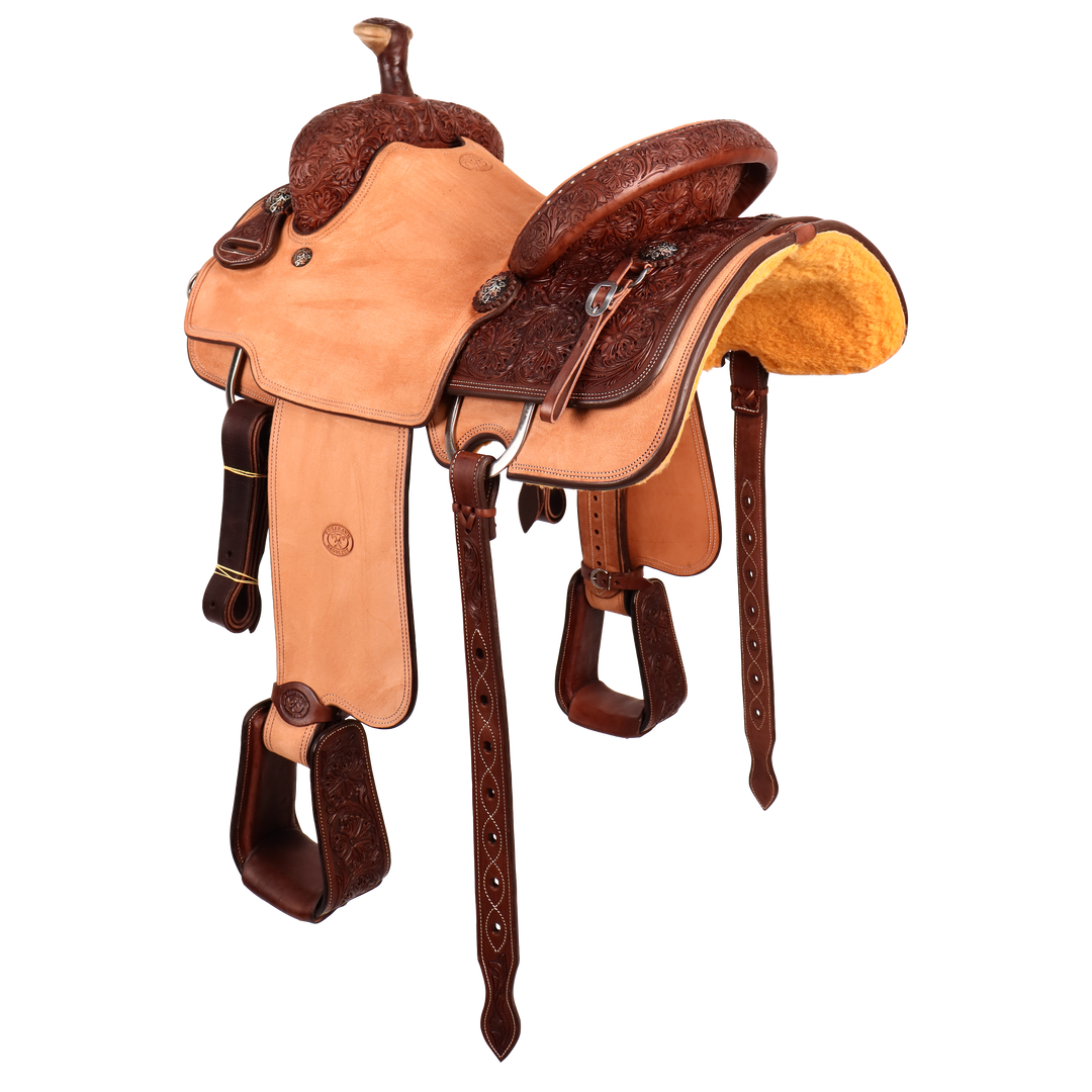 Saddle 14.5 OLIN YOUNG 1/2 TOOLED
