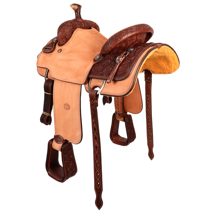 Saddle 14.5 OLIN YOUNG 1/2 TOOLED