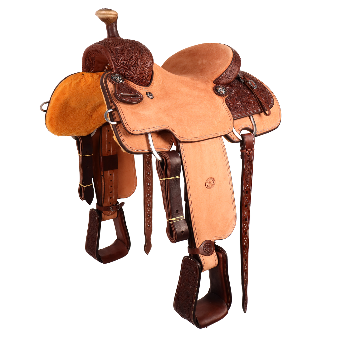 Saddle 14.5 OLIN YOUNG 1/2 TOOLED