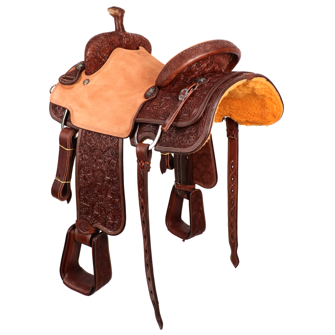 Saddle 15 OLIN YOUNG 7/8 TOOLED