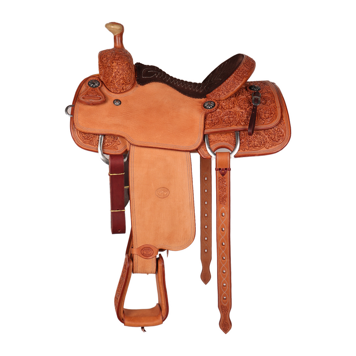 Saddle 14.5 OLIN YOUNG 3/4 Tooled