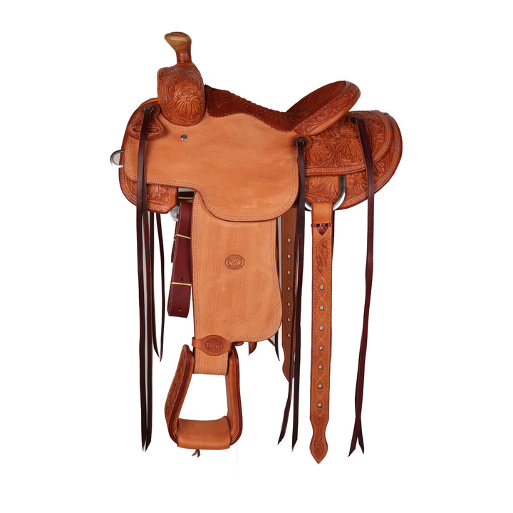 Saddle 13.5 COWBOY 3/4 Tooled
