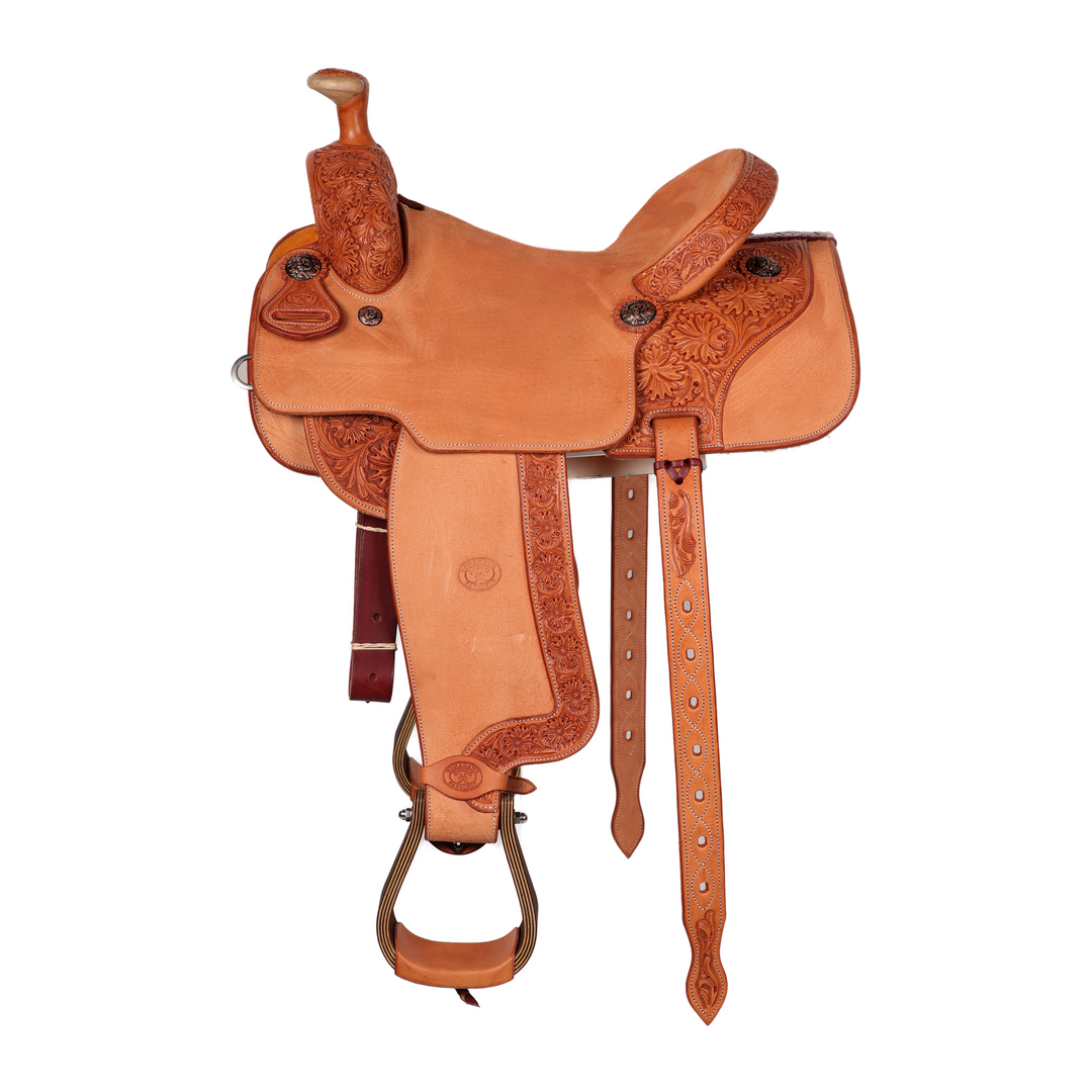 Saddle 14.5 ALL AROUND TREE 1/2 Tooled