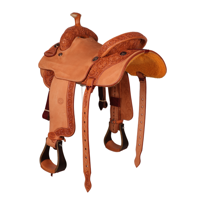 Saddle 14.5 ALL AROUND TREE 1/2 Tooled