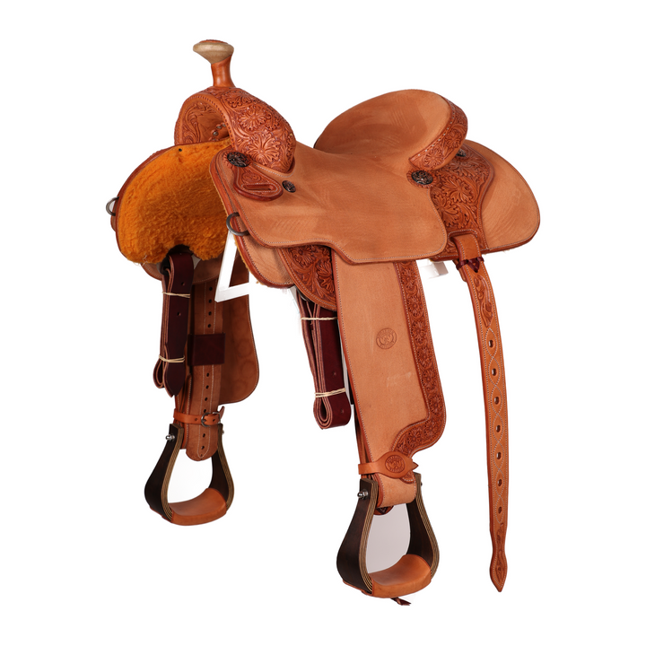 Saddle 14.5 ALL AROUND TREE 1/2 Tooled