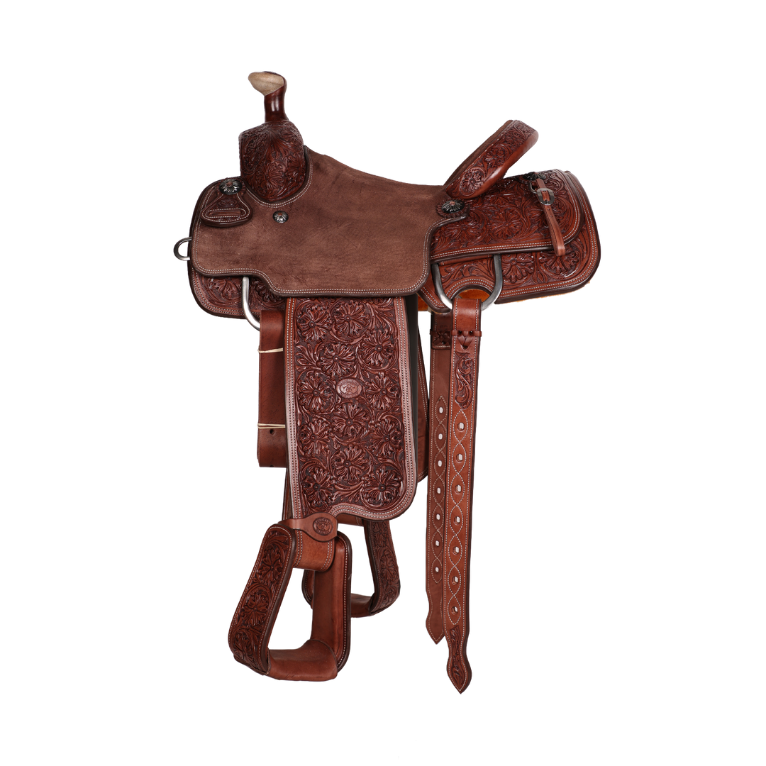Saddle 14 OLIN YOUNG 7/8 TOOLED