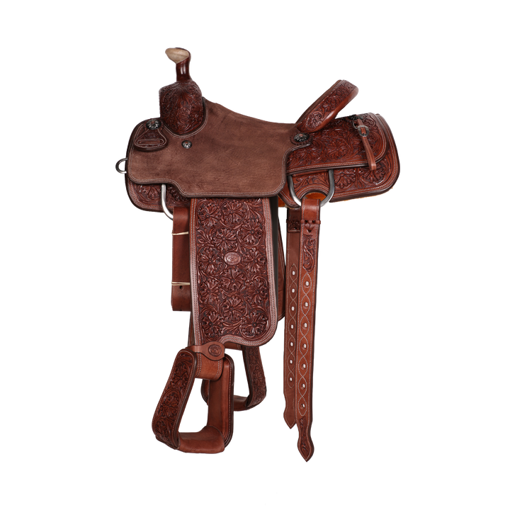 Saddle 14 OLIN YOUNG 7/8 TOOLED