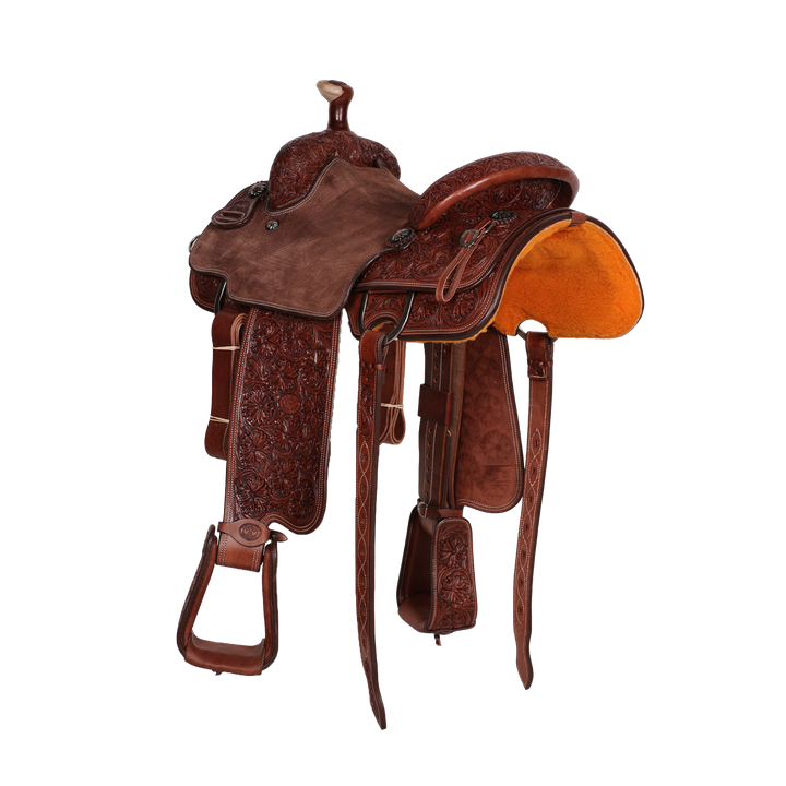 Saddle 14 OLIN YOUNG 7/8 TOOLED