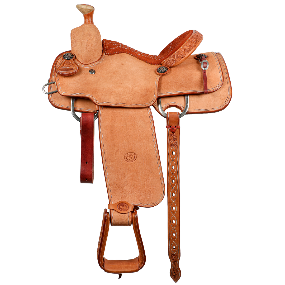 Saddle 13.5 OLIN YOUNG ROUGH OUT