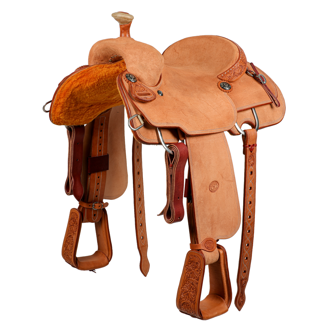Saddle 15 OLIN YOUNG ROUGH OUT