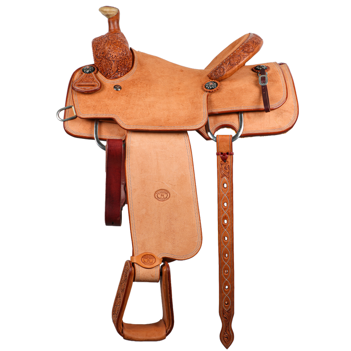 Saddle 14.5 OLIN YOUNG ROUGH OUT