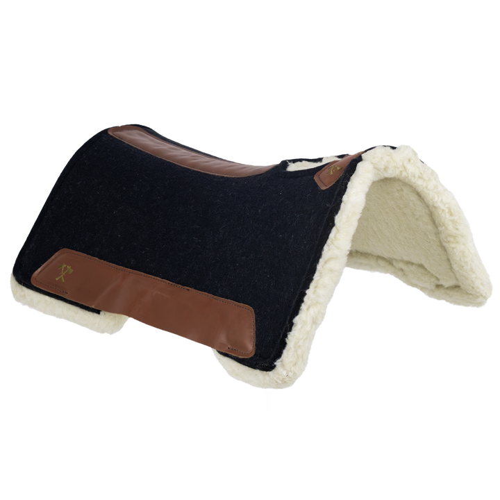 The Out Ride Pad – Black, with a wool lining