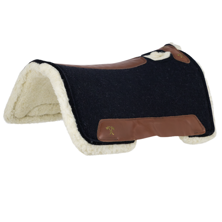 The Out Ride Pad – Black, with a wool lining