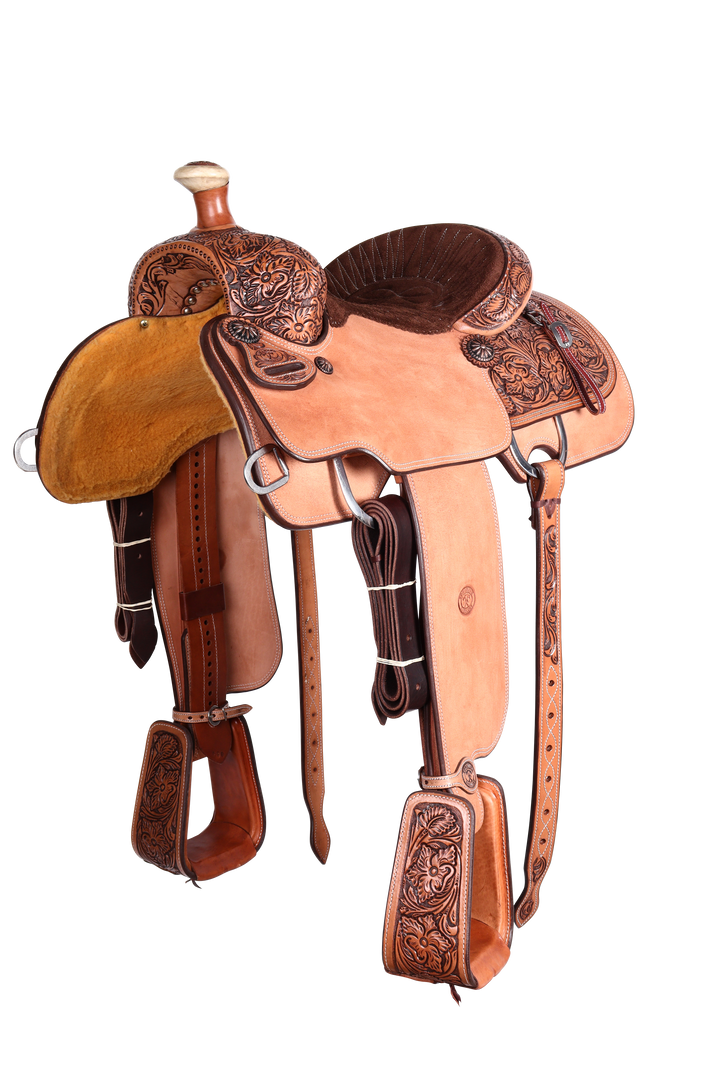 Saddle 13.5 OLIN YOUNG 1/2 Tooled