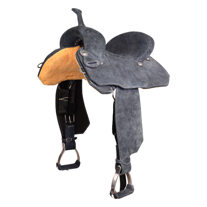 Full Neoprene Navy Blue Barrel Saddle