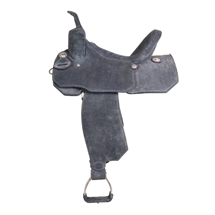 Full Neoprene Navy Blue Barrel Saddle