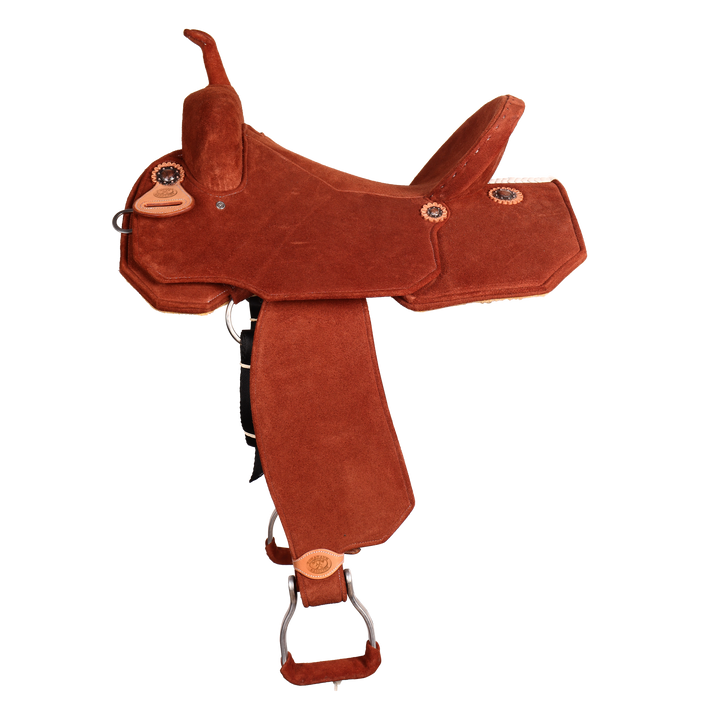 Full Neoprene Cognac Barrel Saddle
