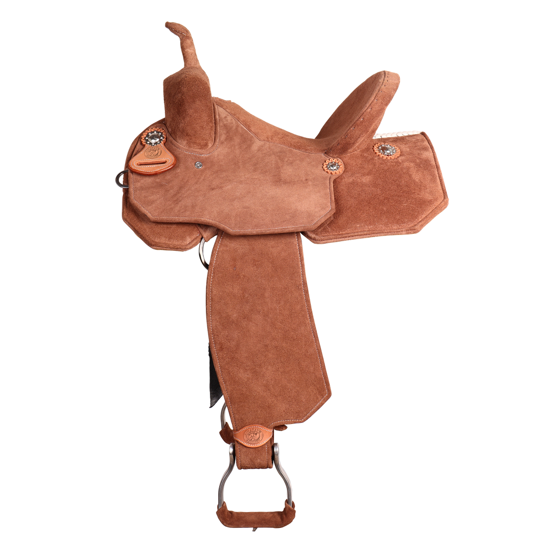 Full Neoprene Cream Barrel Saddle