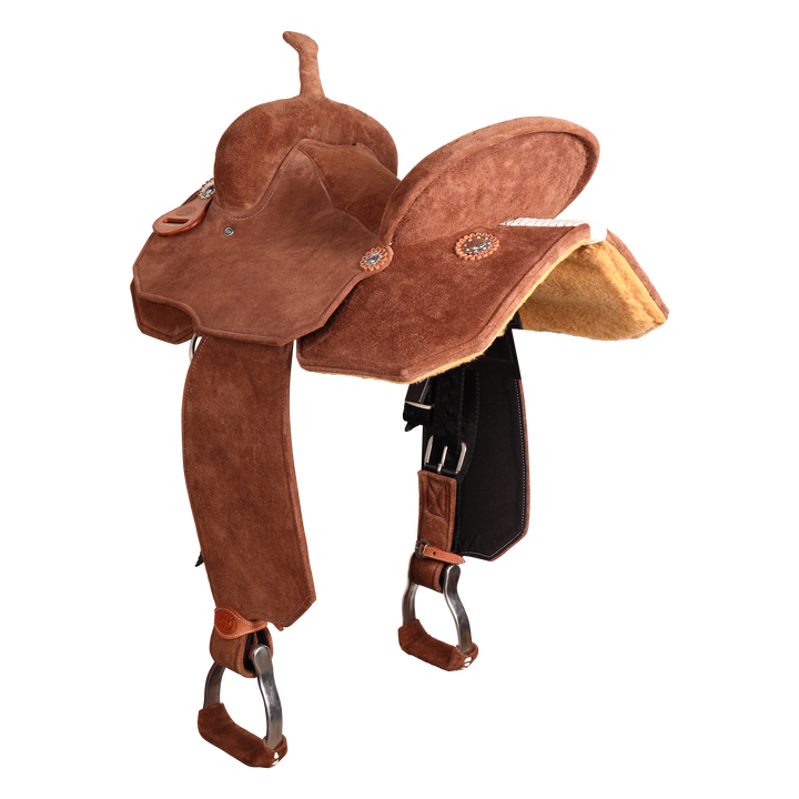 Full Neoprene Cream Barrel Saddle
