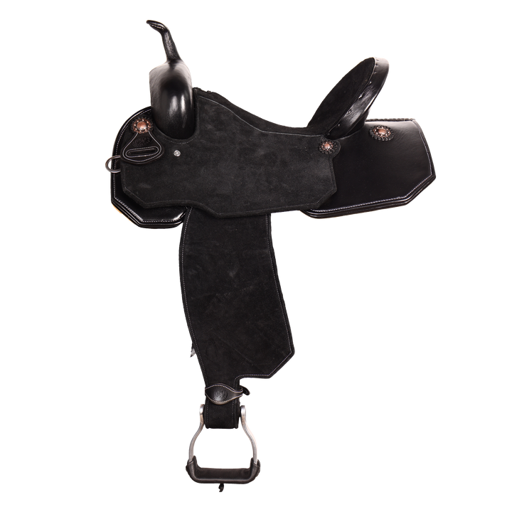Full Neoprene Black Mixed Barrel Saddle
