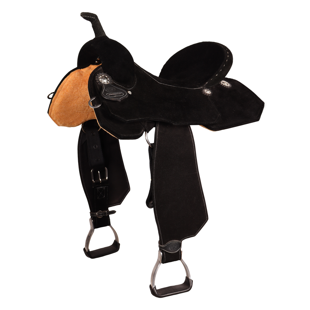 Full Neoprene Black Barrel Saddle