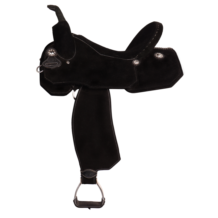 Full Neoprene Black Barrel Saddle