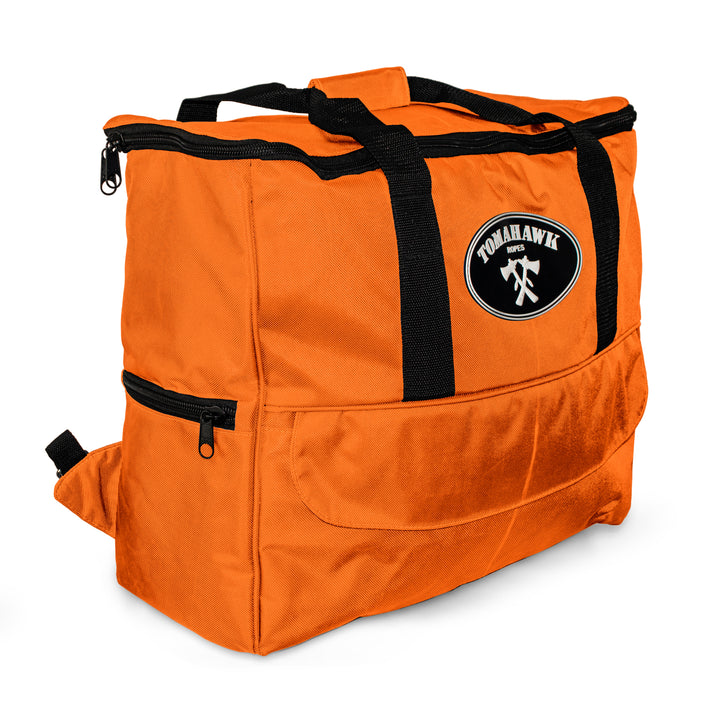 Orange Square Rope Bag