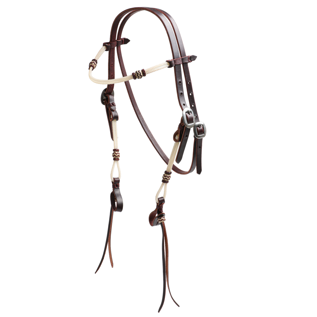 Rawhide Brow Band Headstall