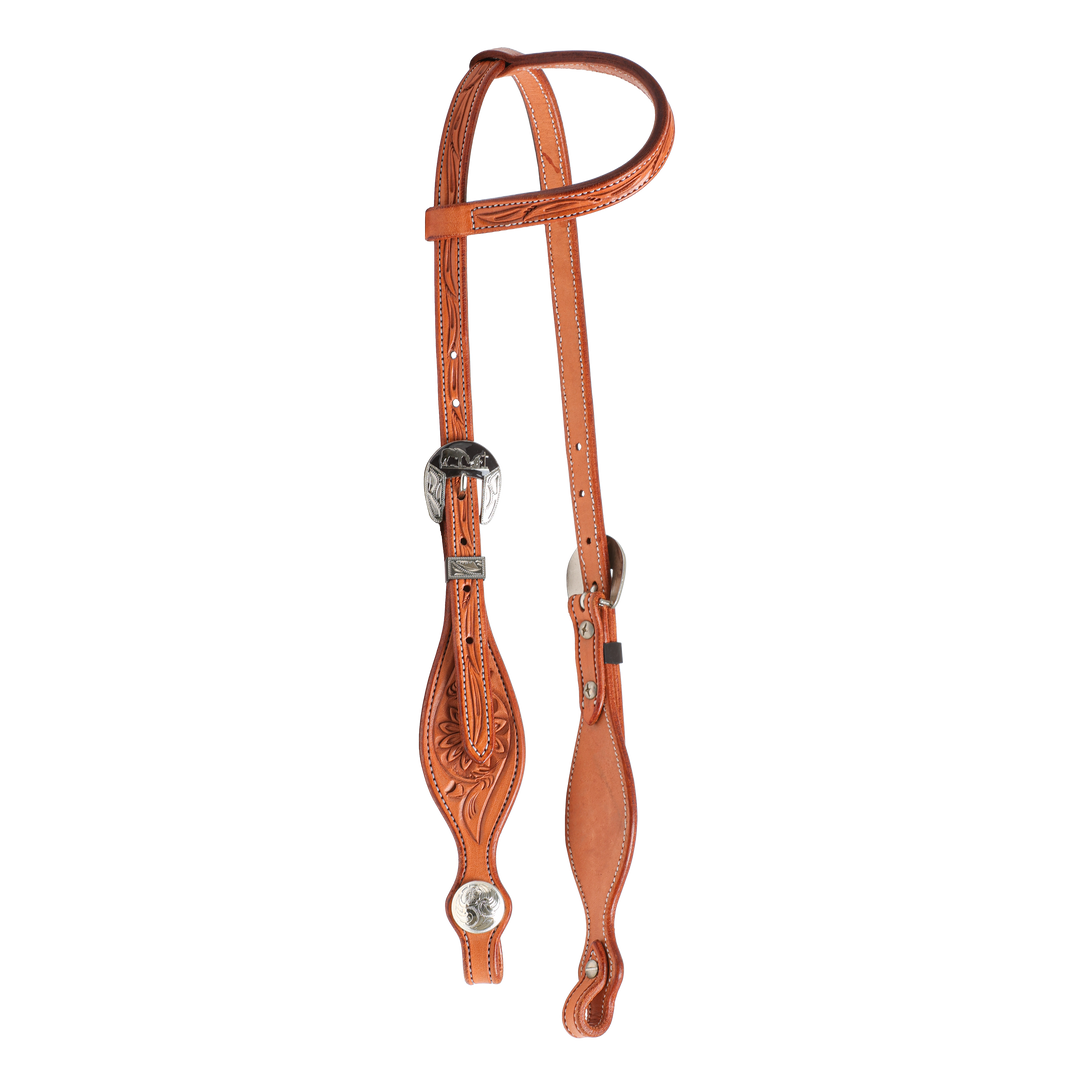 One Ear Praying Cowboy Headstall