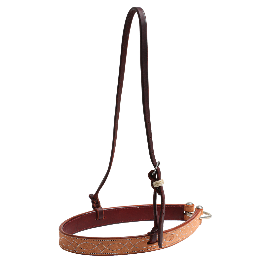 Roughout with White Stitching Tie Down