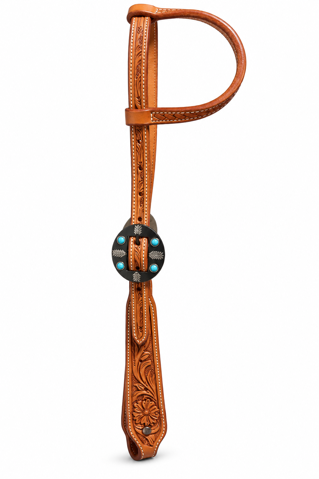 One Ear Natural Headstall