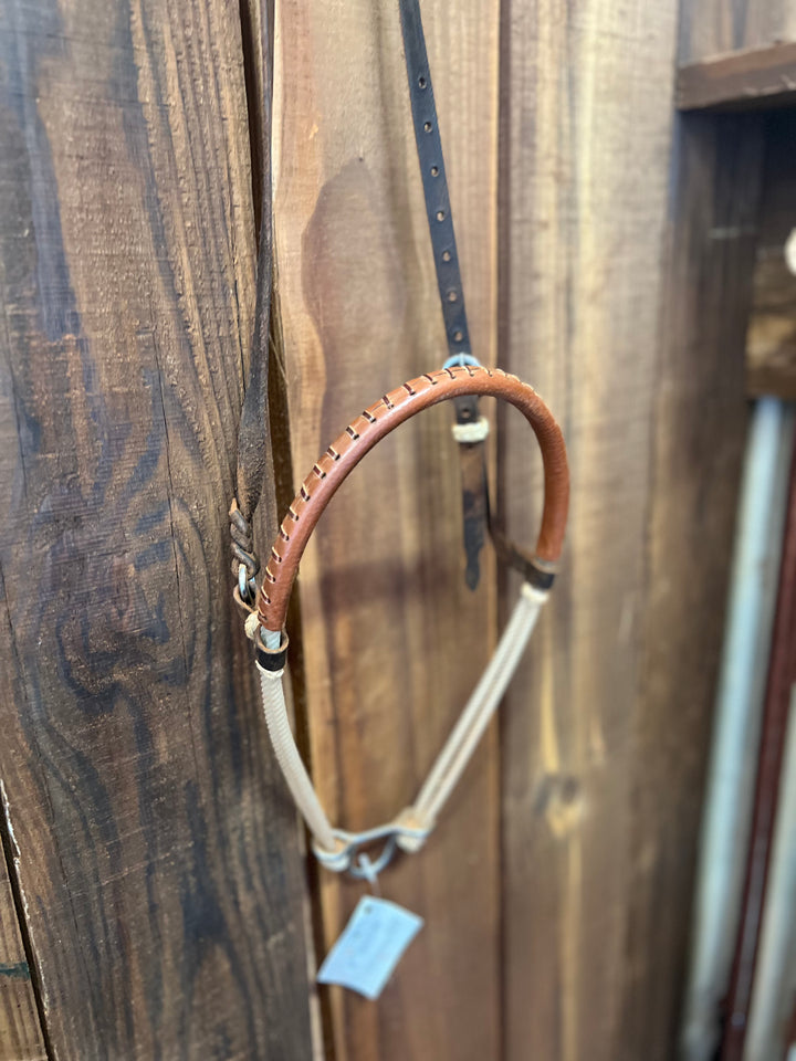 Leather Covered Rope Noseband