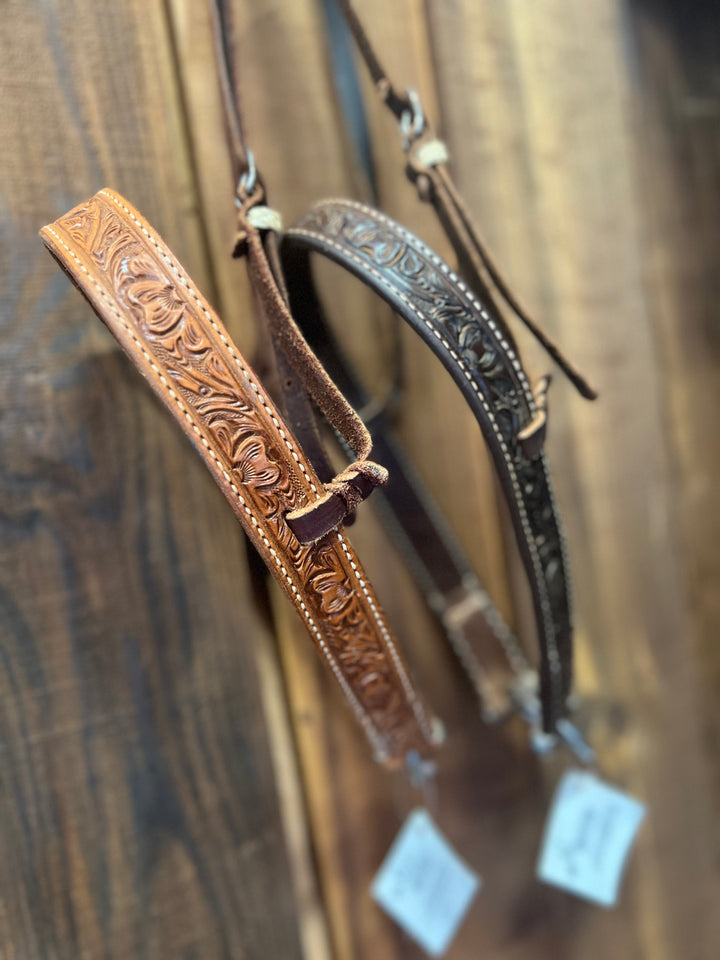 Leather Tooled Nosebands